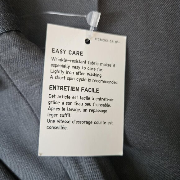 💫NWT Uniqlo Women's Dark Green EZY Tucked Ankle Length Trouser Pants Size M - Picture 14 of 15